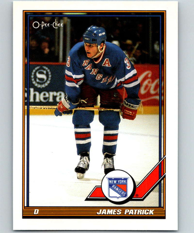 1991-92 O-Pee-Chee #253 James Patrick NM-MT  New York Rangers 