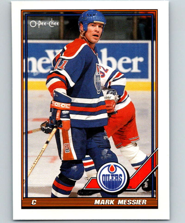 1991-92 O-Pee-Chee #346 Mark Messier NM-MT  Edmonton Oilers 