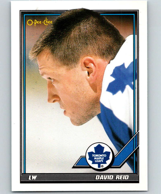1991-92 O-Pee-Chee #423 David Reid NM-MT  Toronto Maple Leafs 