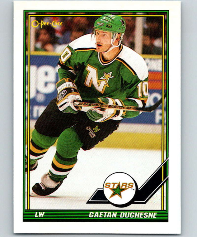 1991-92 O-Pee-Chee #433 Gaetan Duchesne NM-MT  Minnesota North Stars 