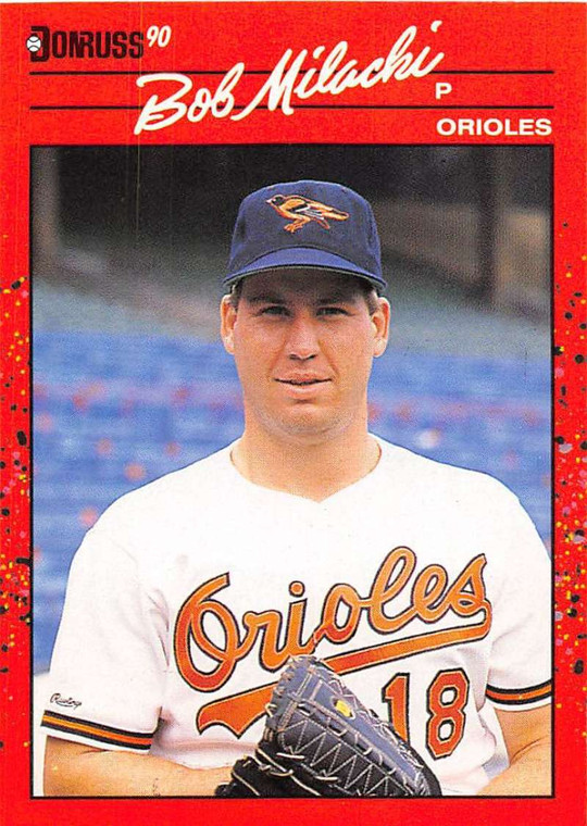 1990 Donruss #333 Bob Milacki NM-MT Baltimore Orioles 