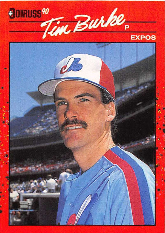 1990 Donruss #334 Tim Burke NM-MT Montreal Expos 