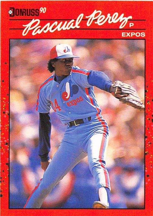 1990 Donruss #342 Pascual Perez NM-MT Montreal Expos 