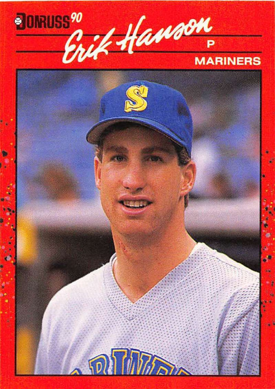 1990 Donruss #345 Erik Hanson NM-MT Seattle Mariners 
