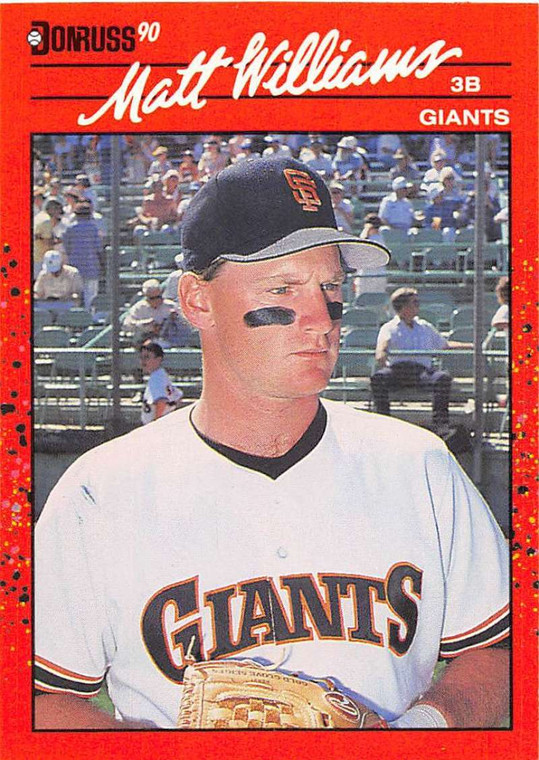 1990 Donruss #348 Matt Williams NM-MT San Francisco Giants 