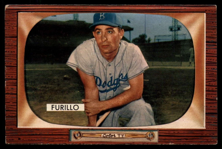 1955 Bowman #169 Carl Furillo VG  Brooklyn Dodgers 