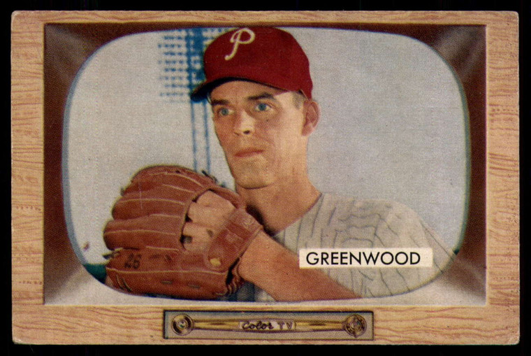 1955 Bowman #42 Bob Greenwood VG  RC Rookie Philadelphia Phillies 