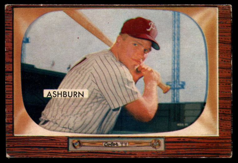 1955 Bowman #130 Richie Ashburn VG  Philadelphia Phillies 