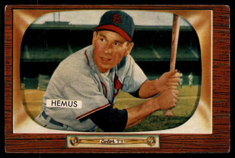 SOLD 206524 1955 Bowman #107 Solly Hemus VG  St. Louis Cardinals 