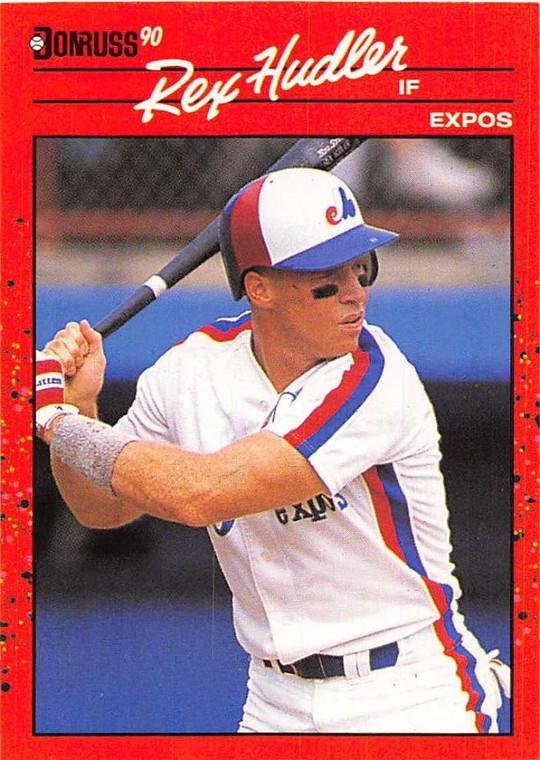 1990 Donruss #366 Rex Hudler NM-MT Montreal Expos 