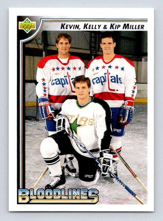 1992-93 Upper Deck #35 Miller Bros. NM-MT  Minnesota North Stars 
