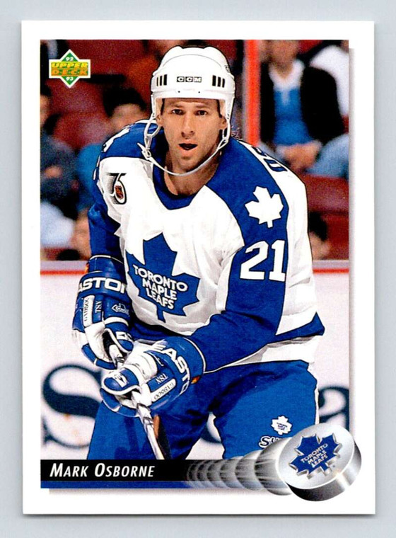 1992-93 Upper Deck #72 Mark Osborne NM-MT  Toronto Maple Leafs 