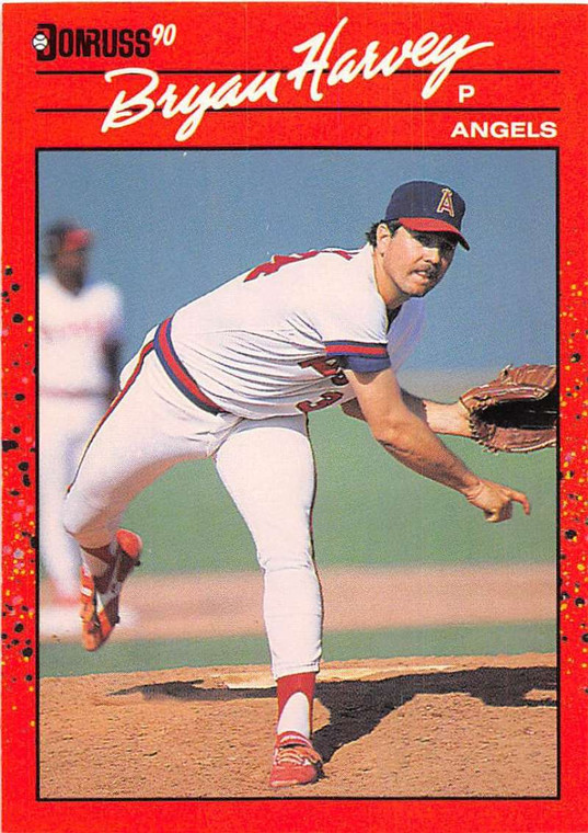 1990 Donruss #372 Bryan Harvey NM-MT California Angels 