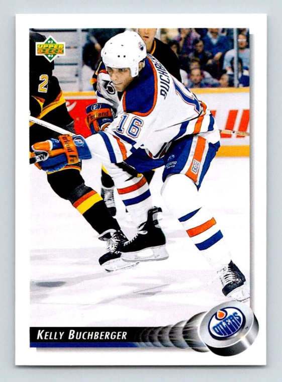 1992-93 Upper Deck #123 Kelly Buchberger NM-MT  Edmonton Oilers 