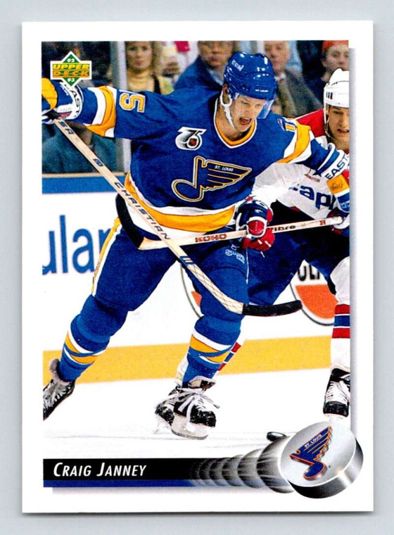 1992-93 Upper Deck #125 Craig Janney NM-MT  St. Louis Blues 