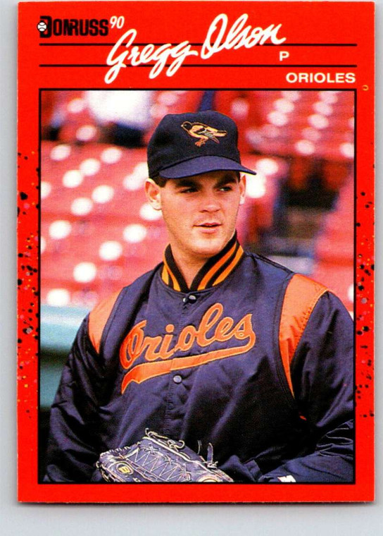 1990 Donruss #377 Gregg Olson NM-MT Baltimore Orioles 