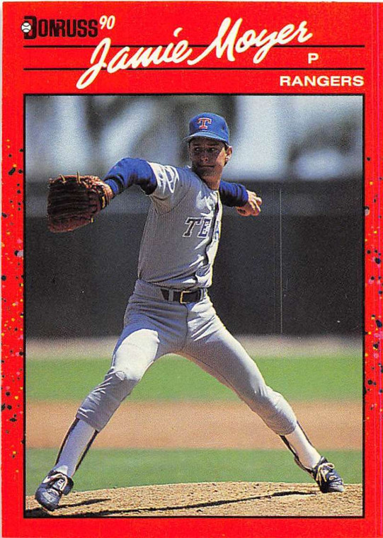 1990 Donruss #378 Jamie Moyer NM-MT Texas Rangers 