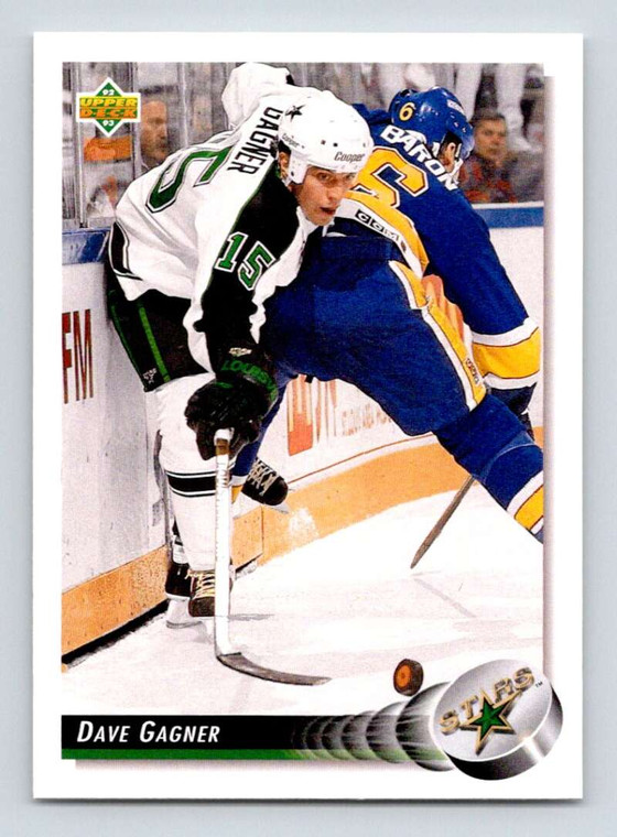 1992-93 Upper Deck #174 Dave Gagner NM-MT  Minnesota North Stars 