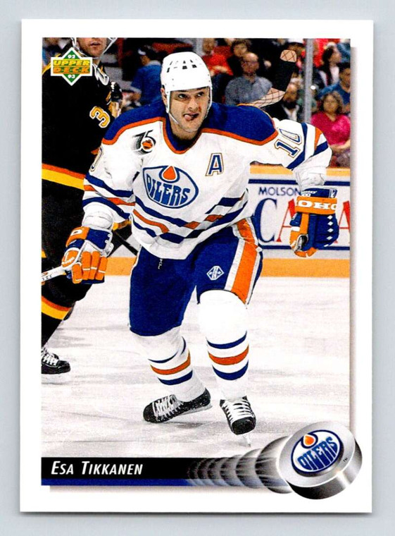 1992-93 Upper Deck #188 Esa Tikkanen NM-MT  Edmonton Oilers 