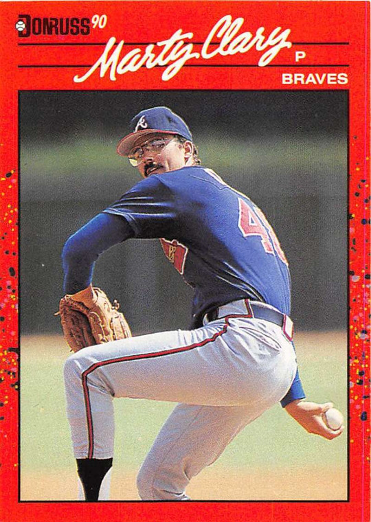 1990 Donruss #381 Marty Clary NM-MT Atlanta Braves 