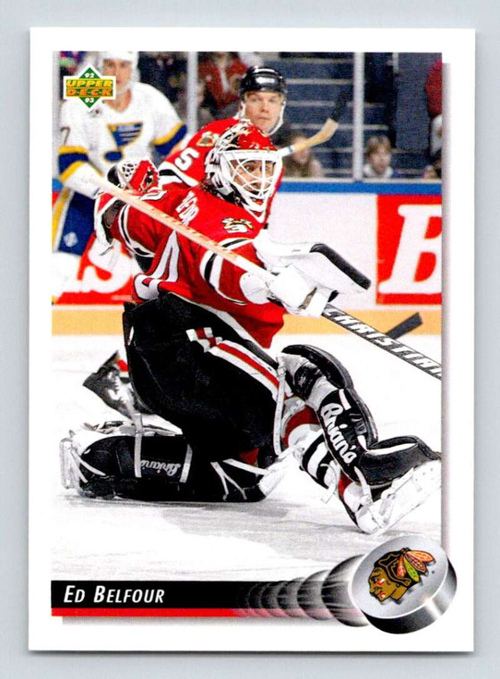 1992-93 Upper Deck #203 Ed Belfour NM-MT  Chicago Blackhawks 