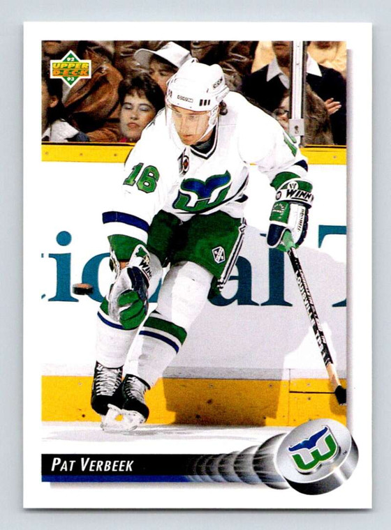 1992-93 Upper Deck #204 Pat Verbeek NM-MT  Hartford Whalers 