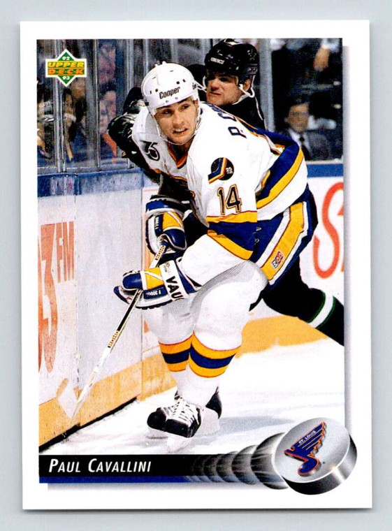 1992-93 Upper Deck #212 Paul Cavallini NM-MT  St. Louis Blues 
