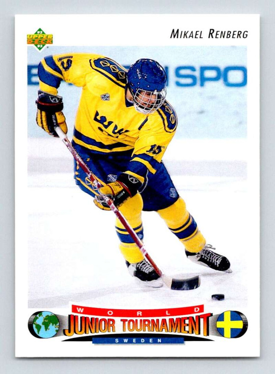 1992-93 Upper Deck #233 Mikael Renberg NM-MT  RC Rookie 