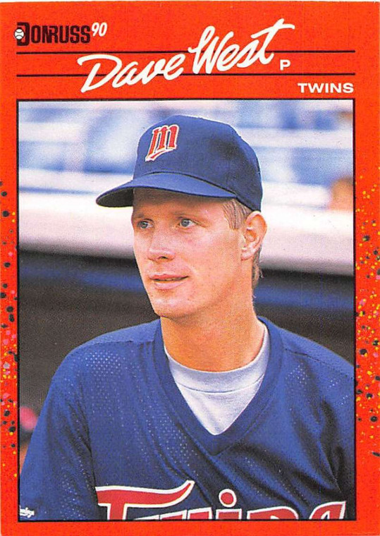 1990 Donruss #387 David West NM-MT Minnesota Twins 