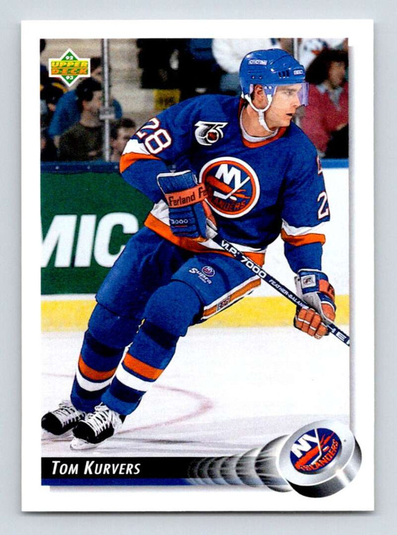 1992-93 Upper Deck #292 Tom Kurvers NM-MT  New York Islanders 