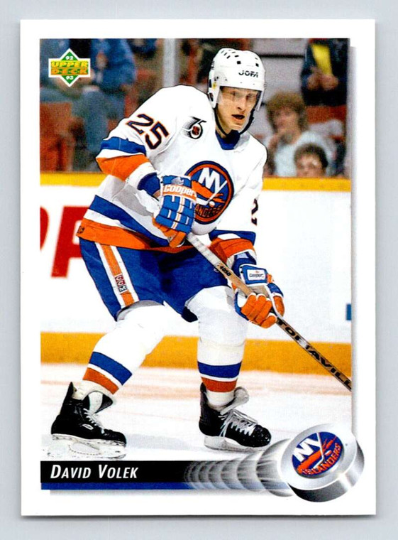 1992-93 Upper Deck #313 David Volek NM-MT  New York Islanders 