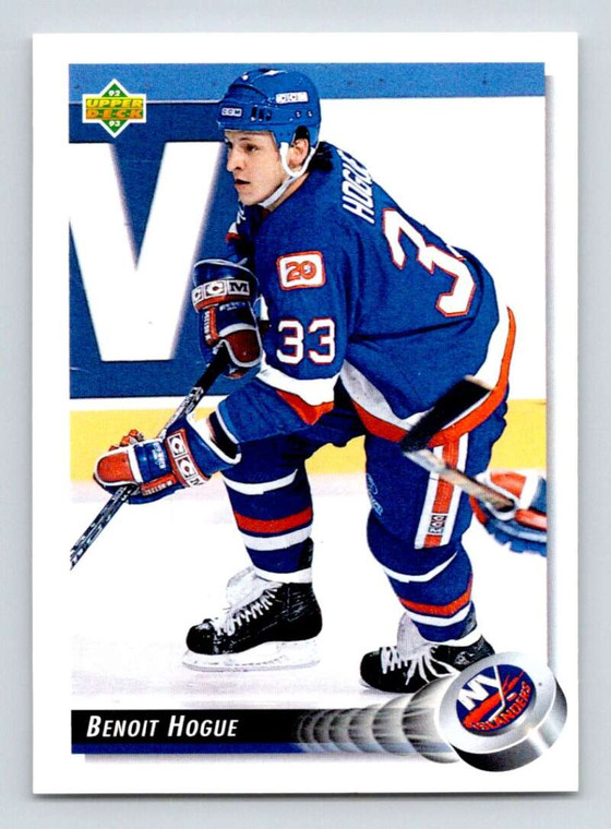 1992-93 Upper Deck #325 Benoit Hogue NM-MT  New York Islanders 
