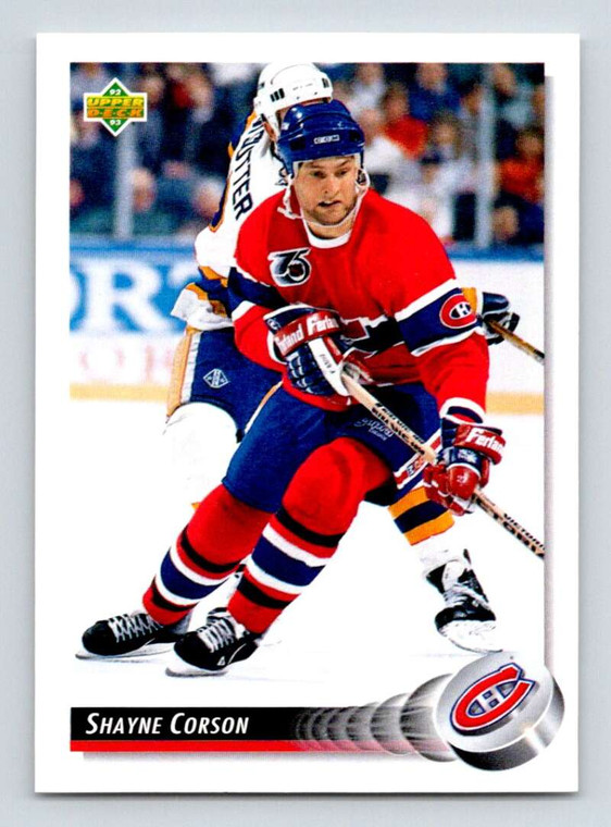1992-93 Upper Deck #330 Shayne Corson NM-MT  Montreal Canadiens 