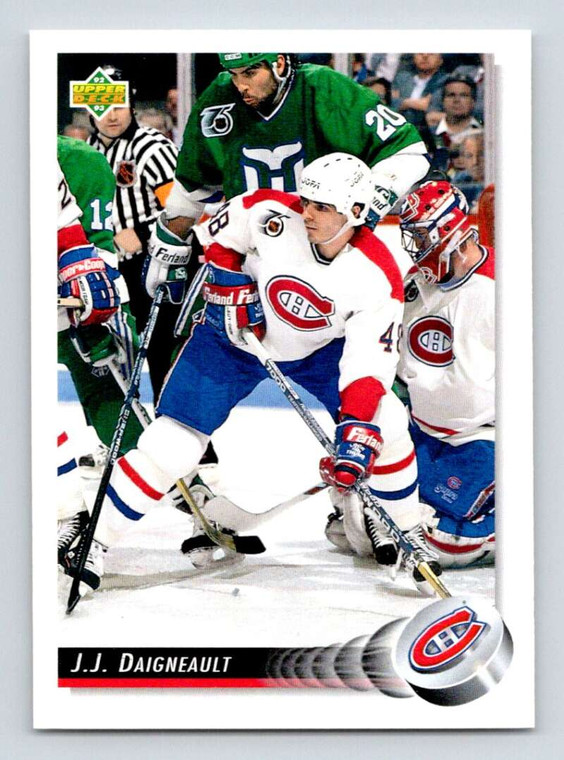 1992-93 Upper Deck #331 J.J. Daigneault NM-MT  Montreal Canadiens 