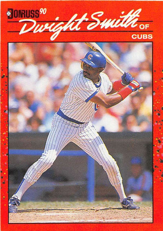 1990 Donruss #393 Dwight Smith NM-MT Chicago Cubs 