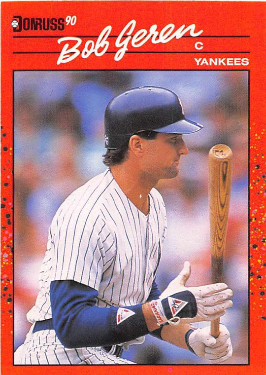 1990 Donruss #395 Bob Geren NM-MT New York Yankees 