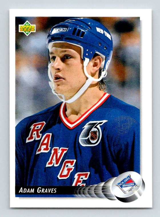 1992-93 Upper Deck #388 Adam Graves NM-MT  New York Rangers 