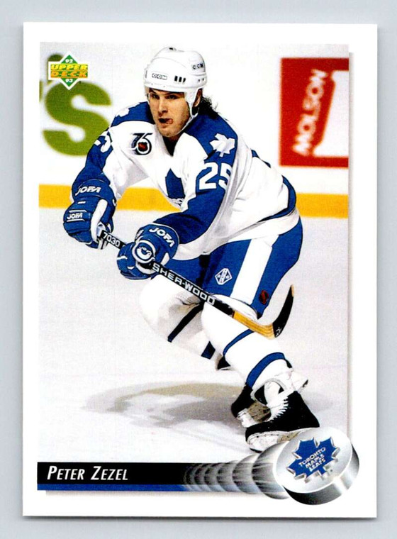 1992-93 Upper Deck #389 Peter Zezel NM-MT  Toronto Maple Leafs 