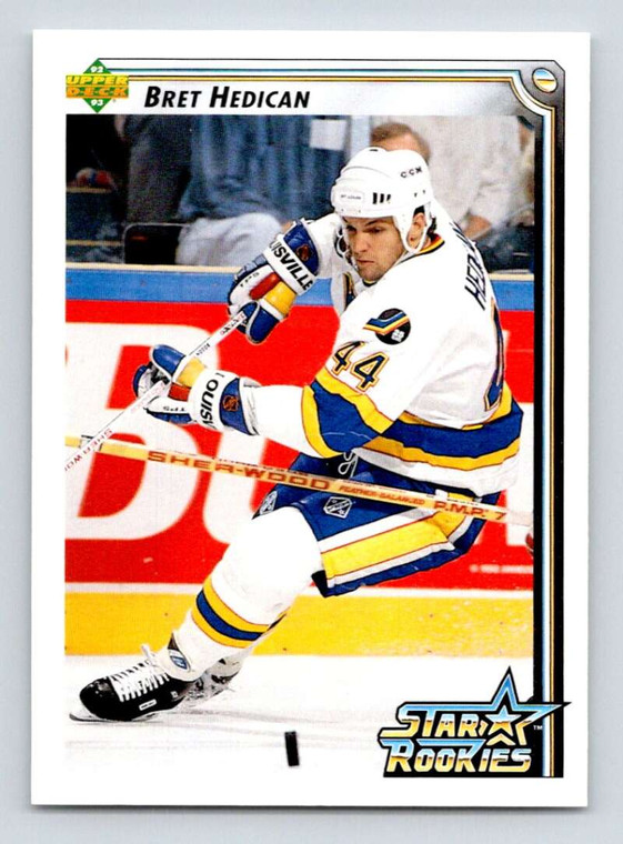 1992-93 Upper Deck #414 Bret Hedican SR NM-MT  RC Rookie St. Louis Blues 