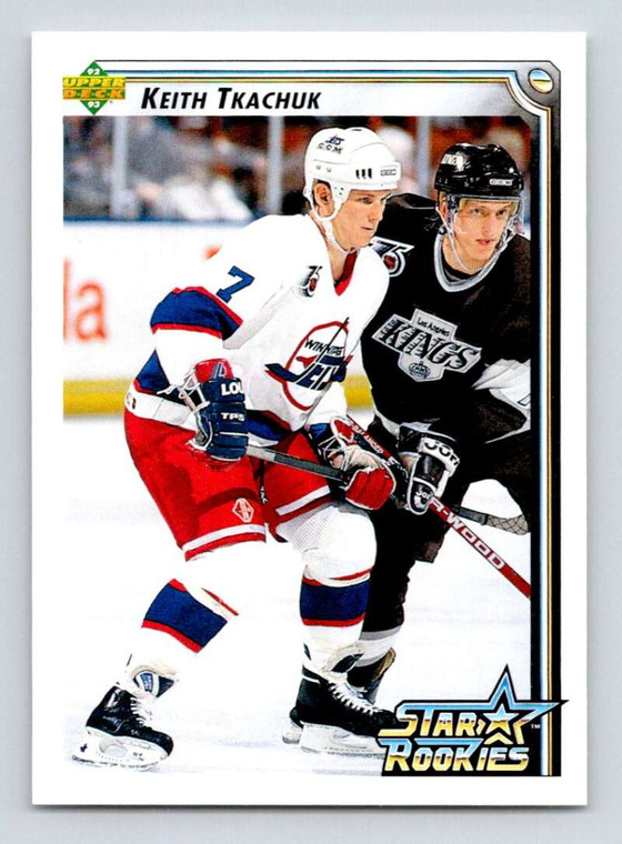 1992-93 Upper Deck #419 Keith Tkachuk SR NM-MT  RC Rookie Winnipeg Jets 