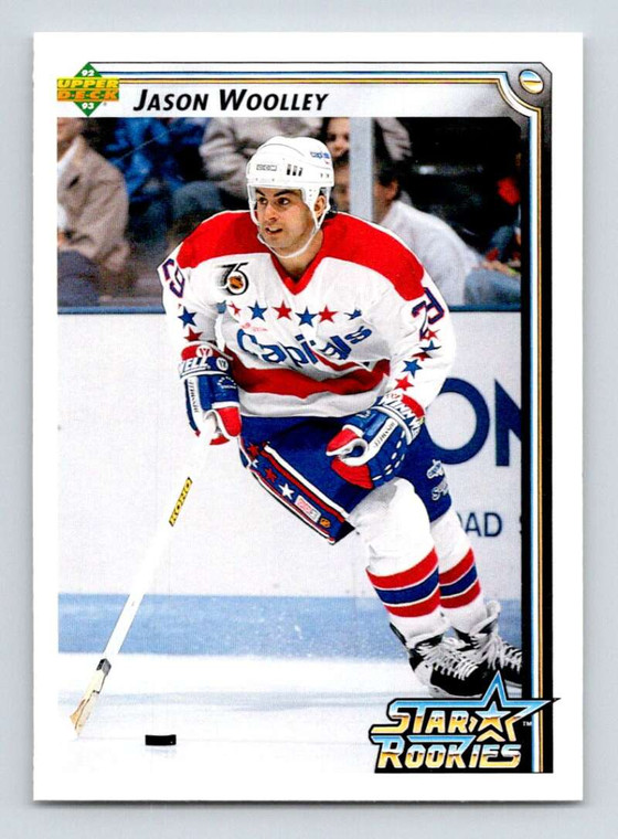 1992-93 Upper Deck #422 Jason Woolley SR NM-MT  RC Rookie Washington Capitals 