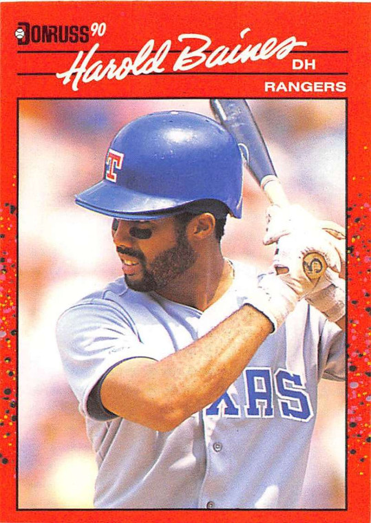 1990 Donruss #402 Harold Baines NM-MT Texas Rangers 