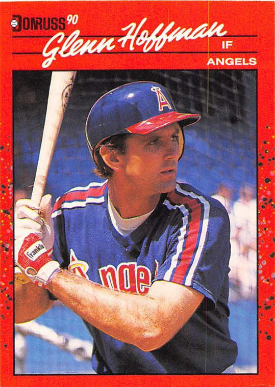 1990 Donruss #407 Glenn Hoffman NM-MT California Angels 