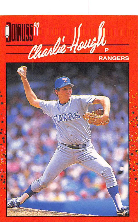 1990 Donruss #411 Charlie Hough NM-MT Texas Rangers 