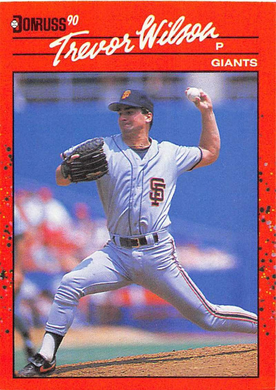 1990 Donruss #414 Trevor Wilson NM-MT San Francisco Giants 