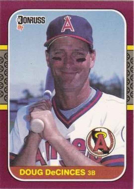 1987 Donruss Opening Day #1 Doug DeCinces NM-MT  California Angels 