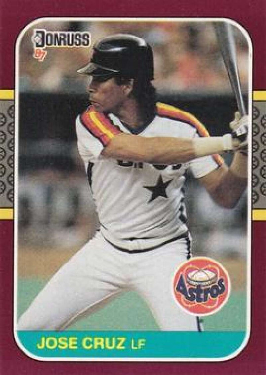 1987 Donruss Opening Day #13 Jose Cruz NM-MT  Houston Astros 