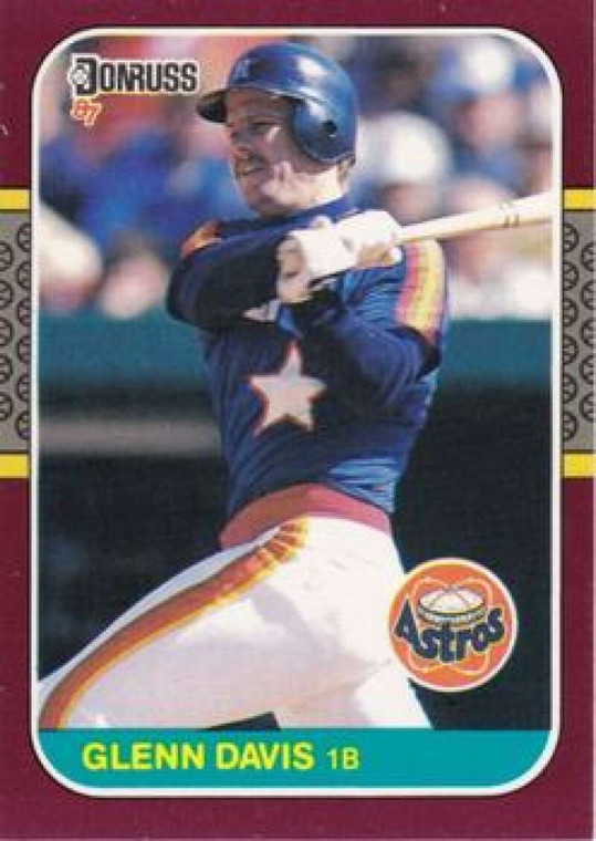 1987 Donruss Opening Day #16 Glenn Davis NM-MT  Houston Astros 