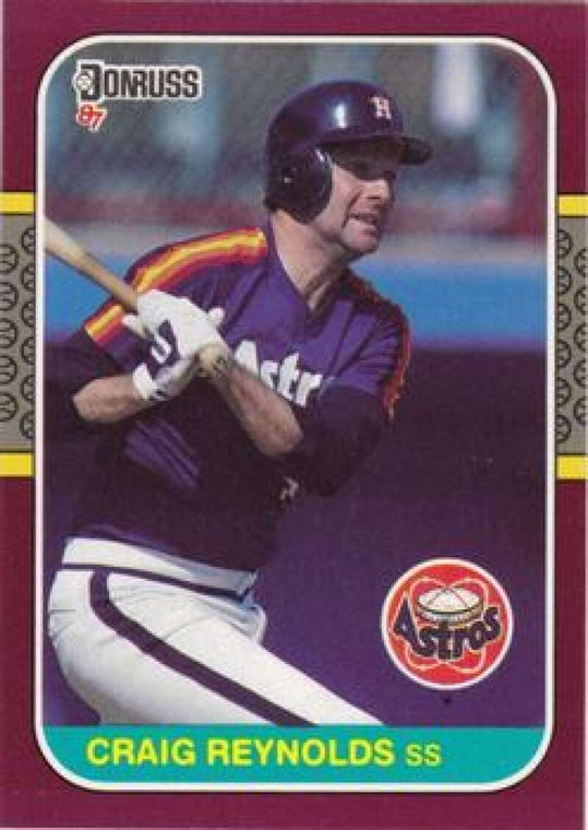 1987 Donruss Opening Day #19 Craig Reynolds NM-MT  Houston Astros 