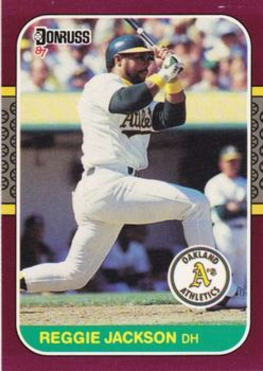 1987 Donruss Opening Day #22 Reggie Jackson NM-MT  Oakland Athletics 